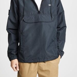 Men's Black Windbreaker Jacket
